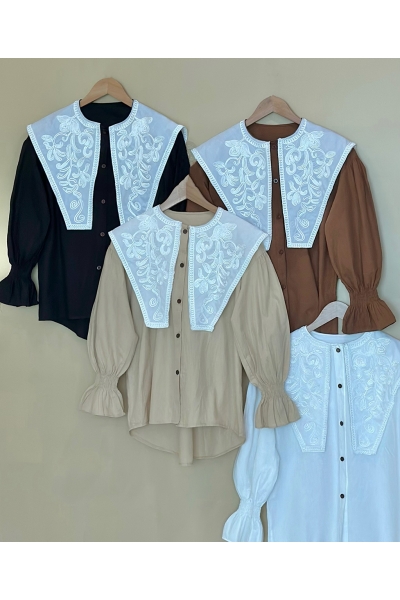 Laila Top in Walnut Laila Top in Walnut